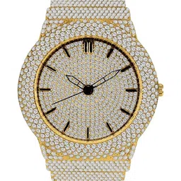 Precious Duke Unisex Embellished Dial Analogue Watch PD_903356176080-Golden-picture-20