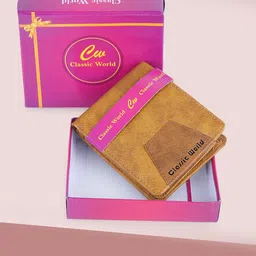 classic world Men Two Fold Wallet image 2