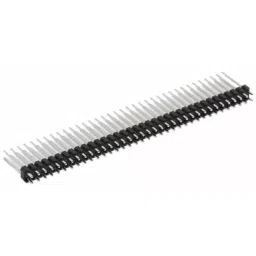 RS PRO 72 Way Striaght Through Hole Pin Header 2 Row, 2518418-27