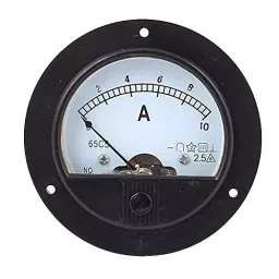 NS 0-25 A Range Zero Setting Round Shape Dial Panel Ampere Meter for Laboratories image 1
