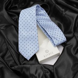 KOVOVE Men Blue & Black Printed Broad Tie-image-78