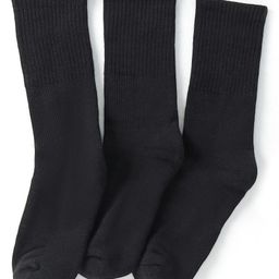 Pine Active Cotton Lycra Knit Athelisure & Sportswear  Breathable Socks  Pack Of 3 - Black-image-18