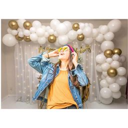 Surprise Decor Happy Birthday Balloon Decorations - 71 Pcs - Colorful Accents for All Ages - Bunting, Decoration Curtain-image-46