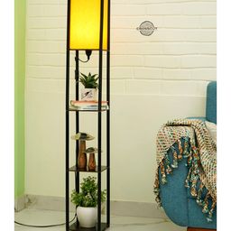 Crosscut Tower Floor Lamp (Fresh Yellow)-24