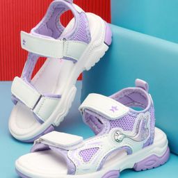 Cute Walk by Babyhug Sandals With Velcro Closure & Bird Design - Light Blue-picture-23