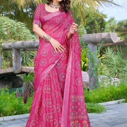 Kalista Ethnic Motifs Zari Pure Cotton Saree-picture-57