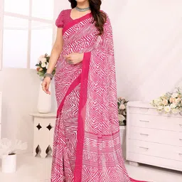 The Textile Hub Leheriya Pure Georgette Leheriya Saree-image-59