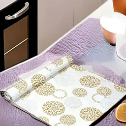 Aura White Set of 1 Water Resistant Shelf Liner Organisers-image-62