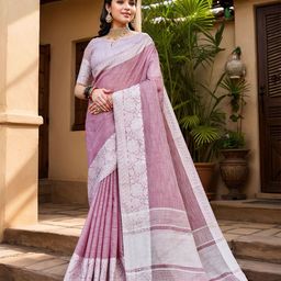 Anouk Woven Design Zari Saree-image-66