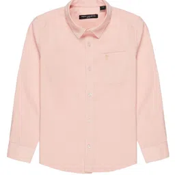 French Connection Boys Premium Spread Collar Solid Cotton Casual Shirt-picture-16