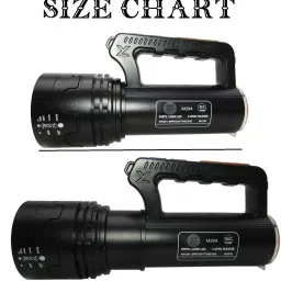renmax Super Bright LED Searchlight 3km Range 500W High/Low/Blinker & Tail Light Torch image 4