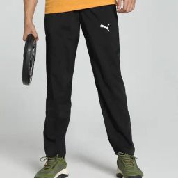 Puma FIT Black Regular Fit Sports Trackpants-image-45