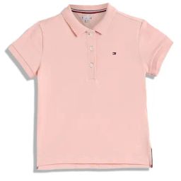 Tommy Hilfiger Kids Coral Ice Regular Fit Polo T-Shirt-image-19