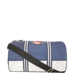 Bad Habit Navy & Grey Medium Duffle Bag-picture-47