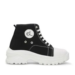 Clog London Women's Black Ankle High Sneakers-picture-16