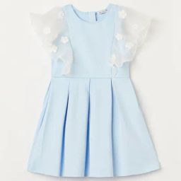 Fame Forever by Lifestyle Girls Blue Applique Dress-picture-34