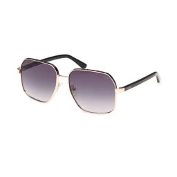 Guess GUS001075805BSG Grey UV Protected Square Sunglasses for Women-44