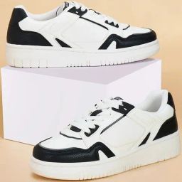 Forever Glam by Pantaloons Women's Black & White Sneakers-image-93