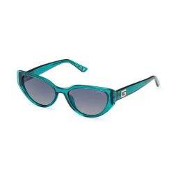 Guess GUS79105296PSG Green UV Protected Cat Eye Sunglasses for Women-10