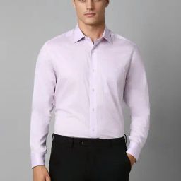 Louis Philippe Purple Regular Fit Printed Shirt-picture-40