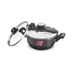 Prestige Clip On Svachh Black & Silver Pressure Cooker with Extra Lid (3.5 L) - Set of 1-image-32