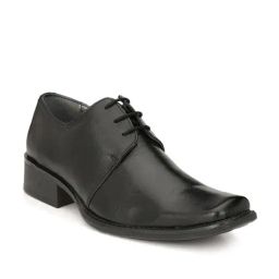 Hitz Men's Black Derby Shoes-image-56