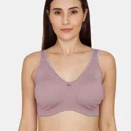 Zivame Mauve Non Wired Non Padded Full Coverage Bra-3
