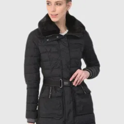 Woodland Black Quilted Jacket-picture-26