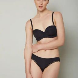 Vero Moda Intimates Black Half Coverage T-Shirt Bra-image-51