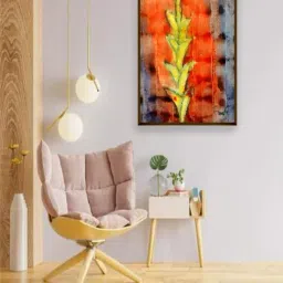 The Art House Abstract Multicolor Canvas Painting-image-61