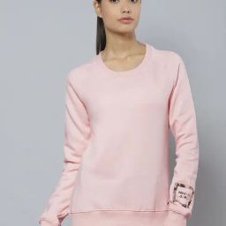 ALCIS Pink Logo Print Sweatshirt-image-23