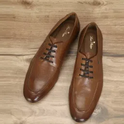 Louis Philippe Men's Brown Derby Shoes-picture-47