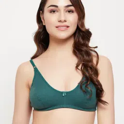 Clovia Green Full Coverage Non-Padded Bra-image-51