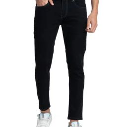 Being Human Cropped Fit Mens Denim-Black Tone-image-73