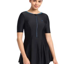 Speedo Black Plain Swimwear-image-71