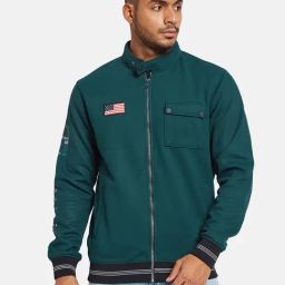 Octave Teal Regular Fit Sweatshirt-picture-16