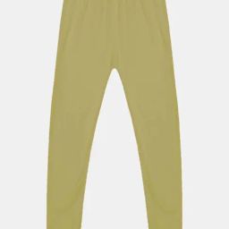 Kiddopanti Girls Green Solid Leggings-image-52