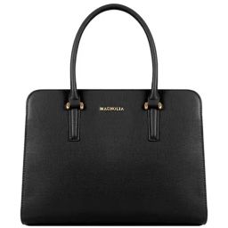 Magnolia Black Prime Carryall Vegan Leather Handbag-12