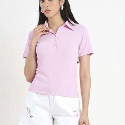 Madame Pink Regular Fit Polo T-Shirt-picture-42