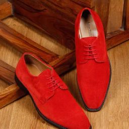 Louis Stitch Men's Ferrari Red Derby Shoes-image-22
