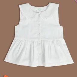 MINIKLUB Kids White Solid Top-picture-37