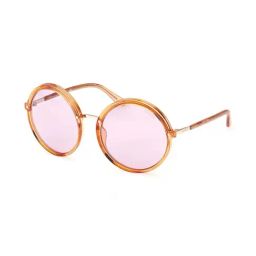 Guess GUS78875744YSG Purple UV Protected Round Sunglasses for Women-17