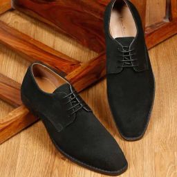 Louis Stitch Men's Obsidian Black Derby Shoes-picture-30