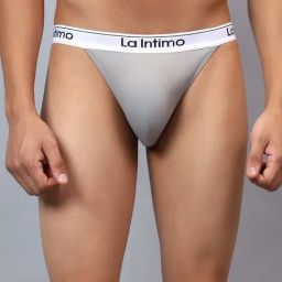 La Intimo Feather Grey Comfort Fit Briefs-image-101