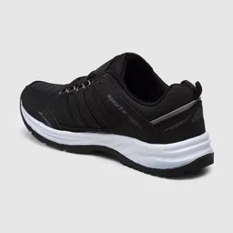 ASIAN Men Black Cosko Self Design Regular Running Shoes image 3