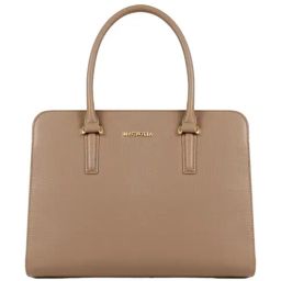 Magnolia Khaki Prime Carryall Vegan Leather Handbag-image-76
