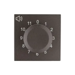 Legrand Volume Controller Myrius Charcoal Grey 2 Module, 6794 70-47