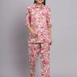 DECKEDUP Lavender Printed Co-Ord Set-42
