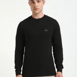 Calvin Klein Jeans Black Cotton Regular Fit T-Shirt-picture-28