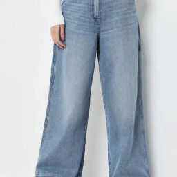 Nuon by Westside Blue Faded Straight-Fit Mid-Rise Jeans-image-63
